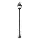 Z-Lite 12" Raphael Glass 3 Light Outdoor Post Mounted Fixture image 4