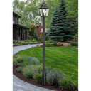 Z-Lite 12" Raphael Glass 3 Light Outdoor Post Mounted Fixture image 6