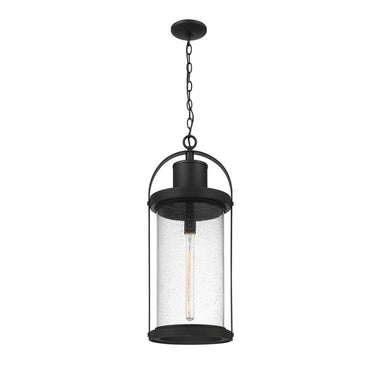 Z-Lite 12" Roundhouse 1 Light Outdoor Chain Mount Ceiling Fixture image 1