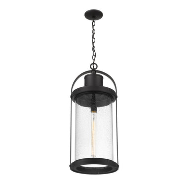 Z-Lite 12" Roundhouse 1 Light Outdoor Chain Mount Ceiling Fixture image 2