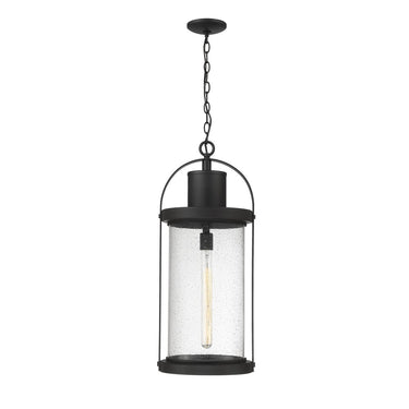 Z-Lite 12" Roundhouse 1 Light Outdoor Chain Mount Ceiling Fixture image