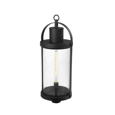 Z-Lite 12" Roundhouse 1 Light Outdoor Post Mount Fixture image 2