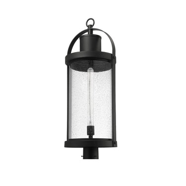 Z-Lite 12" Roundhouse 1 Light Outdoor Post Mount Fixture image 4
