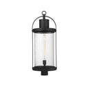 Z-Lite 12" Roundhouse 1 Light Outdoor Post Mount Fixture image