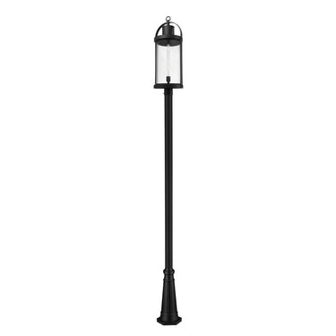 Z-Lite 12" Roundhouse 1 Light Outdoor Post Mounted Fixture image 2