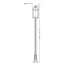Z-Lite 12" Roundhouse 1 Light Outdoor Post Mounted Fixture image 5