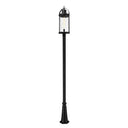 Z-Lite 12" Roundhouse 1 Light Outdoor Post Mounted Fixture image
