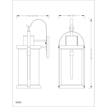Z-Lite 12" Roundhouse 1 Light Outdoor Wall image 7
