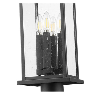Z-Lite 12" Tiberius 4 Light Outdoor Post Mounted Fixture image 3