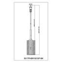 Z-Lite 12" Tiberius 4 Light Outdoor Post Mounted Fixture image 7