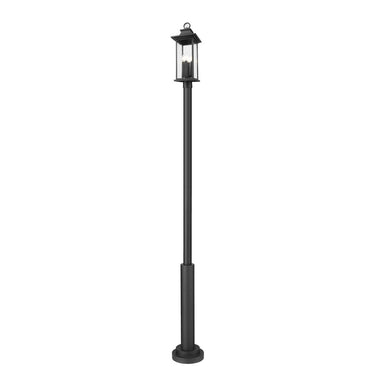 Z-Lite 12" Tiberius 4 Light Outdoor Post Mounted Fixture image