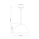 Z-Lite 12" Vega 1 Light Pendant image 14