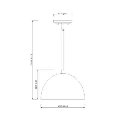 Z-Lite 12" Vega 1 Light Pendant image 14