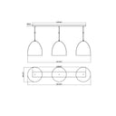 Z-Lite 12" Z-Studio 3 Light Pendant image 2