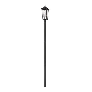 Z-Lite 120.75" High Gannon 3 Light Outdoor Post Mount Fixture image 1