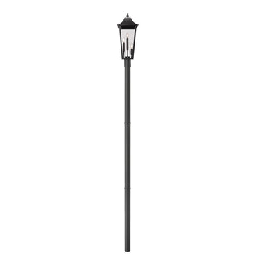 Z-Lite 120.75" High Gannon 3 Light Outdoor Post Mount Fixture image 2