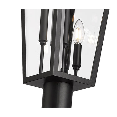 Z-Lite 120.75" High Gannon 3 Light Outdoor Post Mount Fixture image 3