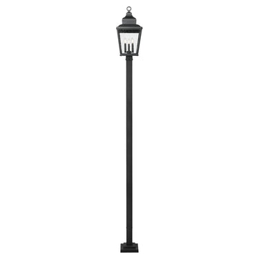 Z-Lite 120.75" High Raphael 3 Light Outdoor Post Mounted Fixture image 1