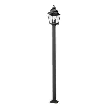 Z-Lite 120.75" High Raphael 3 Light Outdoor Post Mounted Fixture image 4