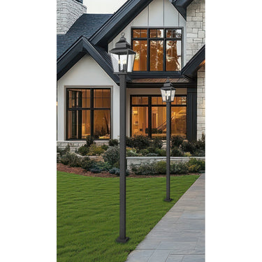 Z-Lite 120.75" High Raphael 3 Light Outdoor Post Mounted Fixture image 5