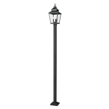 Z-Lite 120.75" High Raphael 3 Light Outdoor Post Mounted Fixture image