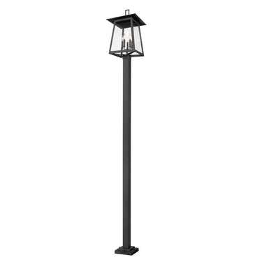 Z-Lite 120" High Rainer 5 Light Outdoor Post Mounted Fixture image 1