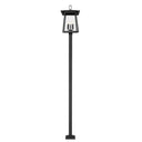 Z-Lite 120" High Rainer 5 Light Outdoor Post Mounted Fixture image 2
