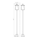 Z-Lite 120" High Rainer 5 Light Outdoor Post Mounted Fixture image 7