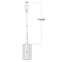 Z-Lite 121.5" High Gannon 3 Light Outdoor Post Mounted Fixture image 7