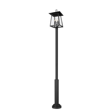 Z-Lite 122" High Rainer 5 Light Outdoor Post Mounted Fixture image 1