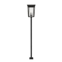 Z-Lite 124.5" High Seoul 4 Light Outdoor Post Mounted Fixture image 1
