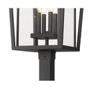 Z-Lite 124.5" High Seoul 4 Light Outdoor Post Mounted Fixture image 3