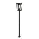 Z-Lite 124.5" High Seoul 4 Light Outdoor Post Mounted Fixture image 4