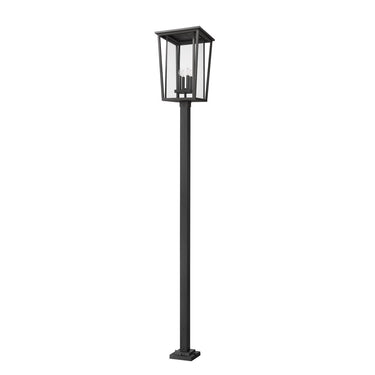 Z-Lite 124.5" High Seoul 4 Light Outdoor Post Mounted Fixture image 4