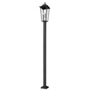 Z-Lite 124" High Gannon 3 Light Outdoor Post Mounted Fixture image 1
