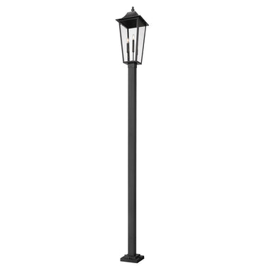 Z-Lite 124" High Gannon 3 Light Outdoor Post Mounted Fixture image 1