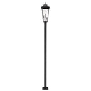 Z-Lite 124" High Gannon 3 Light Outdoor Post Mounted Fixture image 2