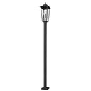 Z-Lite 124" High Gannon 3 Light Outdoor Post Mounted Fixture image 4
