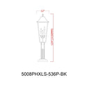 Z-Lite 124" High Gannon 3 Light Outdoor Post Mounted Fixture image 7