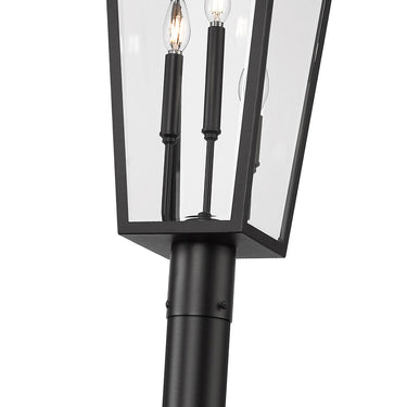 Z-Lite 125.5" High Gannon 3 Light Outdoor Post Mount Fixture image 3