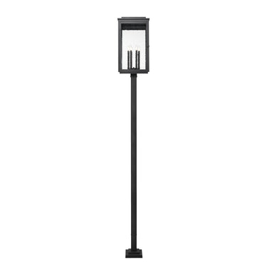 Z-Lite 125.5" High Hartwell 6 Light Outdoor Post Mounted Fixture image 2