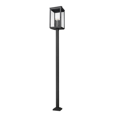 Z-Lite 125.5" High Hartwell 6 Light Outdoor Post Mounted Fixture image 4