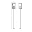 Z-Lite 125.5" High Hartwell 6 Light Outdoor Post Mounted Fixture image 7