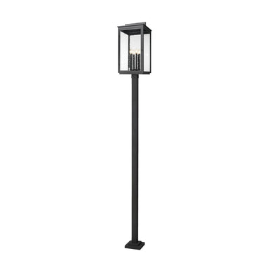 Z-Lite 125.5" High Hartwell 6 Light Outdoor Post Mounted Fixture image