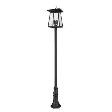 Z-Lite 125.5" High Rainer 6 Light Outdoor Post Mounted Fixture image