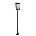 Z-Lite 125.5" High Seoul 4 Light Outdoor Post Mounted Fixture image 2