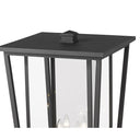 Z-Lite 125.5" High Seoul 4 Light Outdoor Post Mounted Fixture image 3