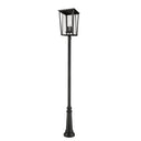 Z-Lite 125.5" High Seoul 4 Light Outdoor Post Mounted Fixture image 4