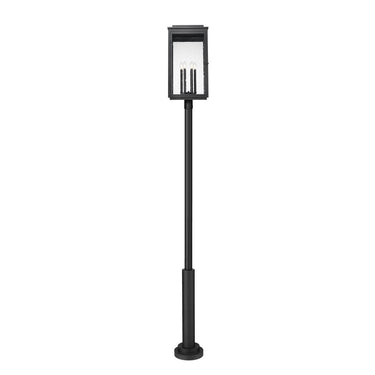 Z-Lite 127.25" High Hartwell 6 Light Outdoor Post Mounted Fixture image 2