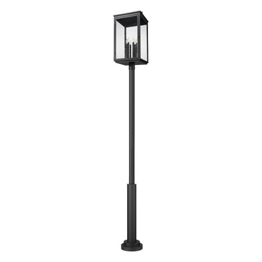Z-Lite 127.25" High Hartwell 6 Light Outdoor Post Mounted Fixture image 4